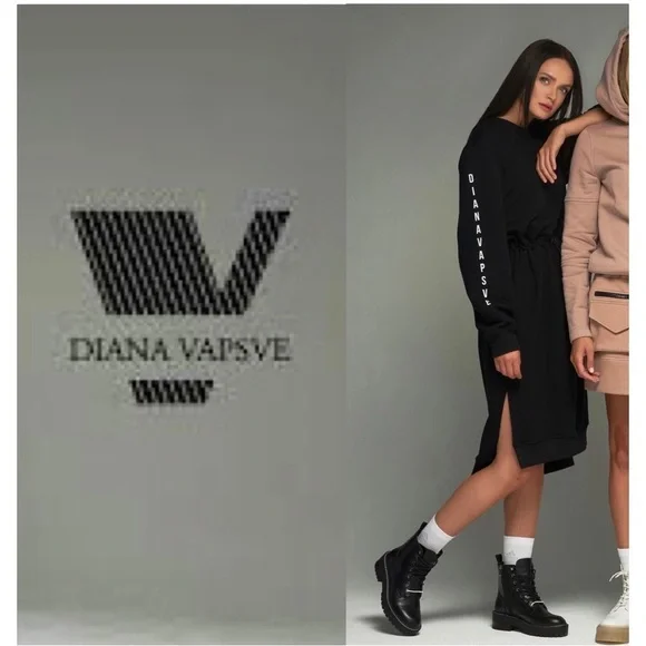 Designer Diana Vapsve Casual Knit Dress - Picture 1 of 10